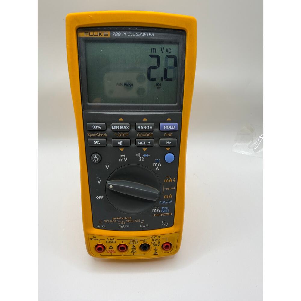 Fluke 789 ProcessMeter True RMS Multimeter Loop Calibrator Leads Tested Working - Picture 2 of 11